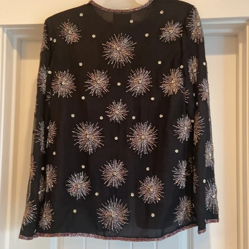 Bling Beaded Jacket Topper Subtle Classic